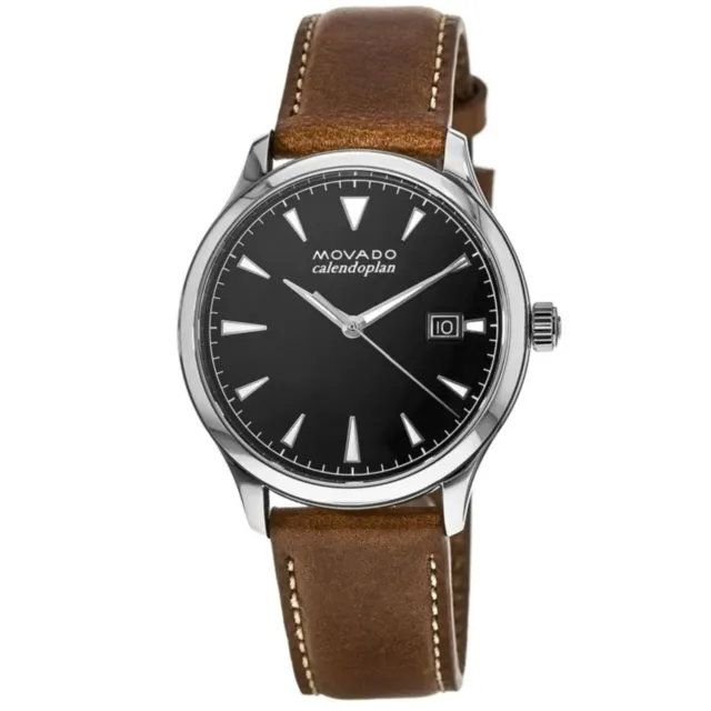 Movado 3650001 Men's Heritage Black Quartz Watch