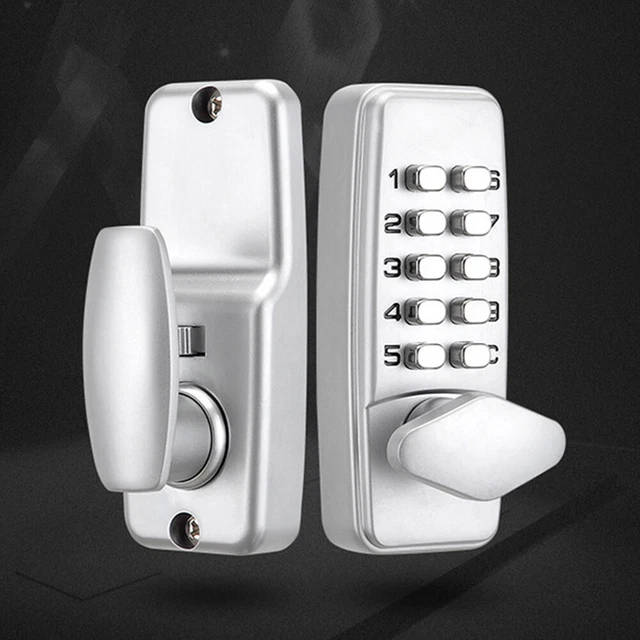 Metal Door Code Lock Sturdy Waterproof Password Keyboard Lock for Home Furniture
