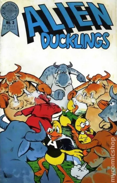 Alien Ducklings #3 VG 1986 Stock Image Low Grade