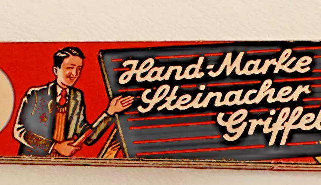 Hand-Marke Steinacher Griffel, für die Schiefertafel, selten, in OVP, Vintage