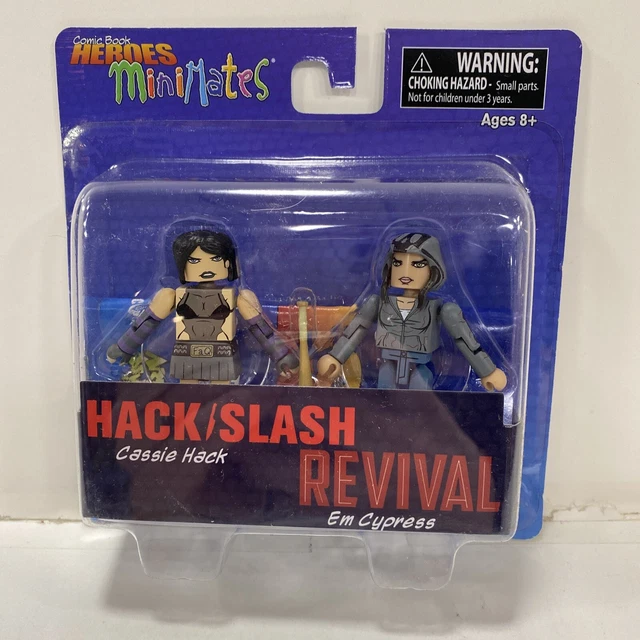 Comic Book Heroes Hack Slash Revival Cassie Em Cypress MiniMates Set Diamond