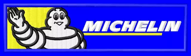 Aufnäher für Fans Michelin man Rechteck retrangular  patch iron-on