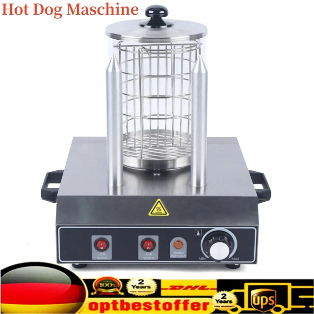 Kommerzielle Hot-Dog-Gerät Würstchenwärmer Hot Dog Warmer Hot Dog Maschine