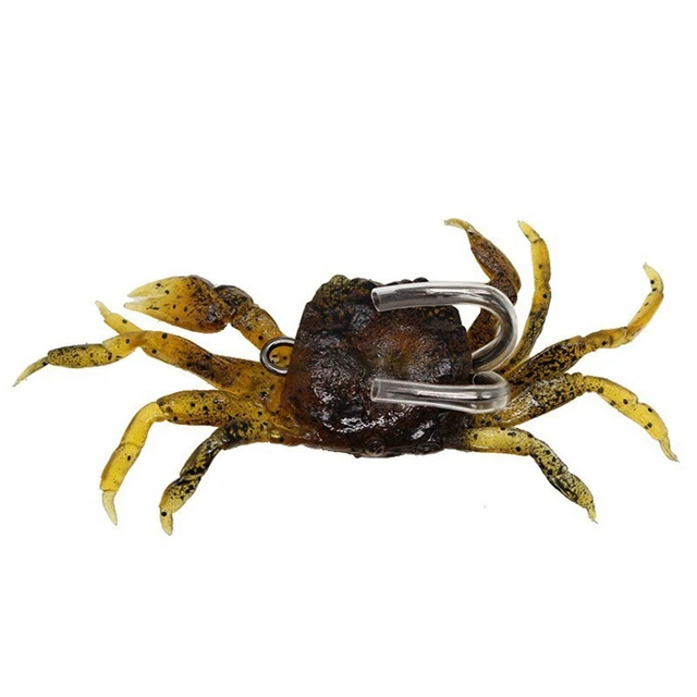 BIONIC CRAB SILICONE Soft Bait Target Species Snakehead Fish Bass 10cm ...