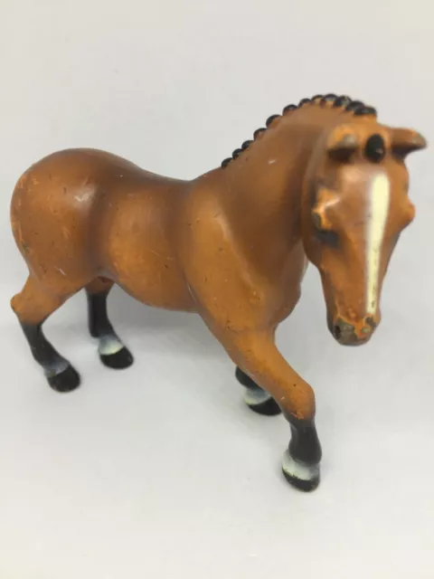 FIGURINE ANCIENNE PVC Papo Schleich Bully Etc animal Cheval