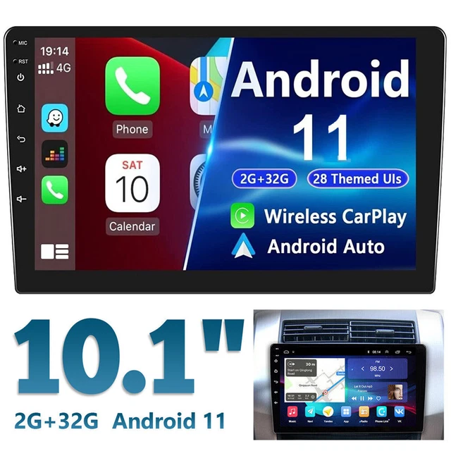 Android 11 Double 2DIN 10.1" Car Radio Stereo GPS Navi WiFi Head Unit 2+32G