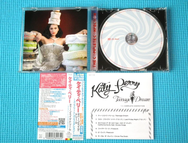 KATY PERRY CD Teenage Dream w/Bonus Track 2012 OOP Japan OBI TOCP