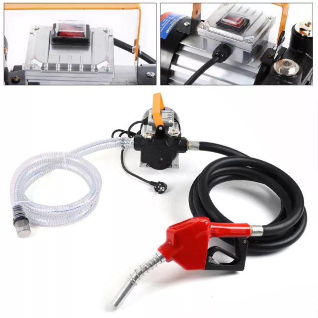 Pompa diesel pompa olio combustibile autoadescante pompa olio automatica pistola 230 V 550 W 3Bar