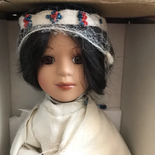 Heritage Signature Collection Porcelain Doll Native American 2