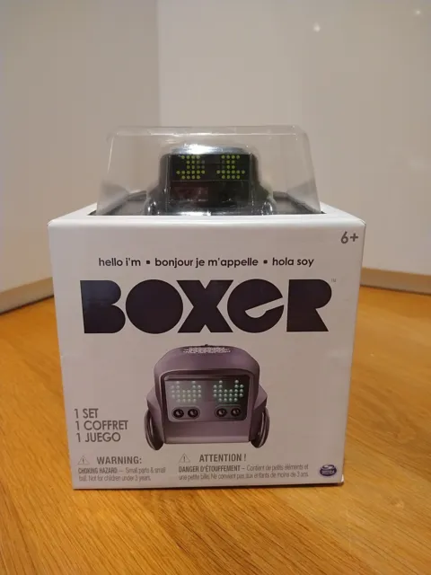 Boxer Robot Interactive Pet A.I Toy -  Black - Boxed