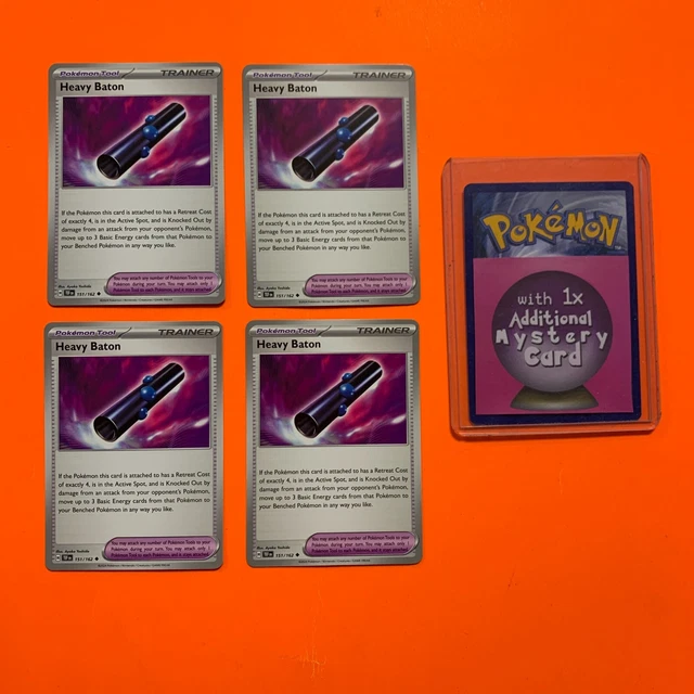 HEAVY BATON - 151/162 Temporal Forces Trainer Pokemon Card $1.95 - PicClick  AU