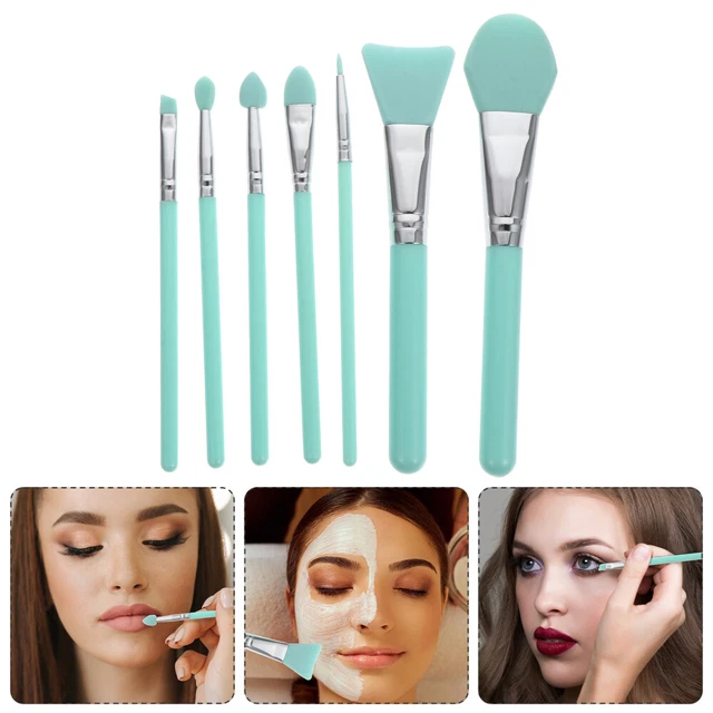 7 PCS Face Clay Applicator Silicone Mask Brush Body Makeup Brush Skin Care