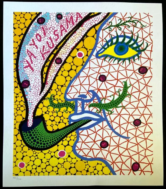 Yayoi Kusama Lithography Mori Art Museum 200ex (Kaws Murakami: Keith Haring)