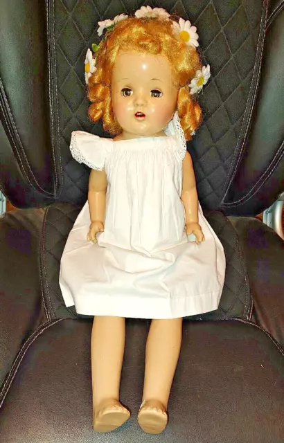 24" Compo Cloth Vintage Doll