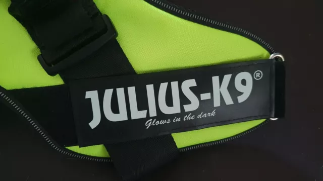  Julius K9 pour chien XL Harnais Jaune Fluorescent