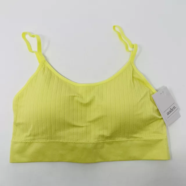 AUDEN WOMENS SIZE Medium Lightly Lined Seamless Bralette Pullover Lime  Green 268 £13.52 - PicClick UK