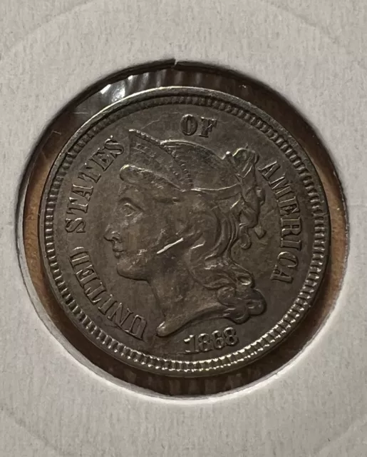 USA 3 Cents 1868 USA 3 Cents 1868