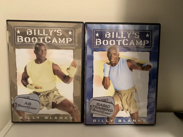 2x  Billys Bootcamp Exercise DVD Bundle Billy Blanks Basic Training Bootcamp AB