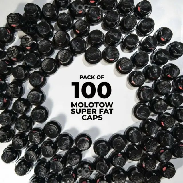 Molotow Super Fat Caps - 100 Pack