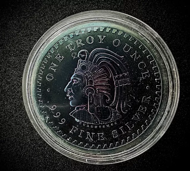 1 ozt Mexican Aztec .999 SILVER Round