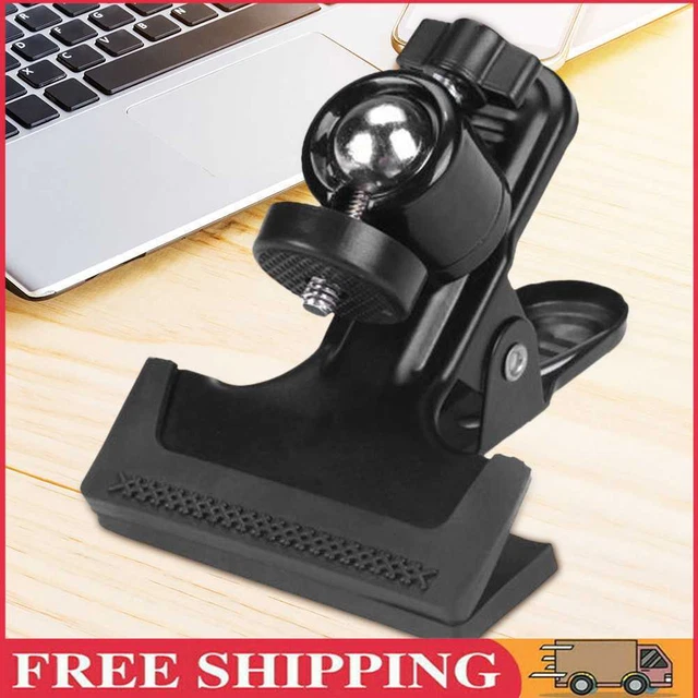 Mini clip de cabeza esférica fuerte montaje en trípode clips de metal para cámara digital videocámara
