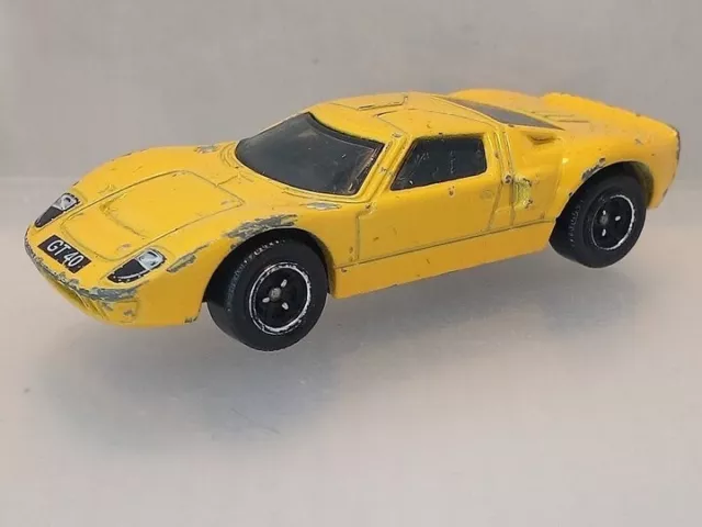 🛑Ford GT 40 Matchbox Thailand Superfast MB995 #96 MB995