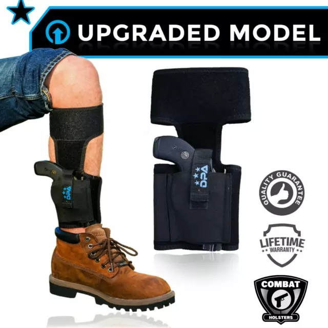 Ankle Holster for Concealed Carry | Universal Fit, For All Handguns/Pistols 9mm