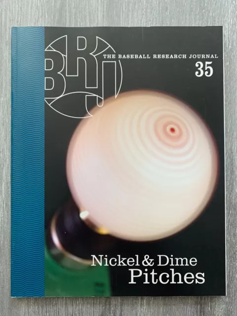 2007 BASEBALL RESEARCH JOURNAL Magazine #35 VF+ 8.5 Nickel & Dime Pitches