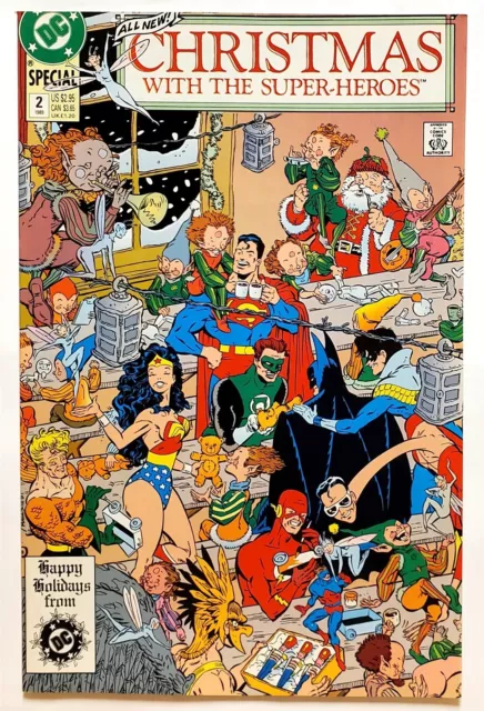 Christmas with the Super-Heroes #2 (Dec 1989, DC) 7.0 FN/VF