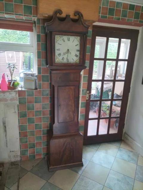 An Antique Mahogany Longcase Clock