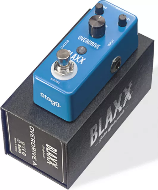 Stagg Blaxx Overdrive Compact Guitare Pédale