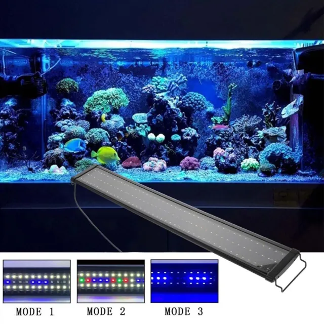 Aquarium LED Light Lighting Full Spectrum Aqua Plant Fish Tank Marine Bar Lamp