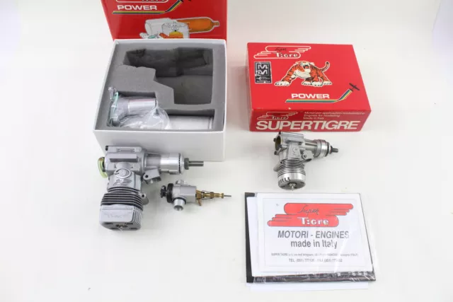 Supertigre  S29 Ring R/C & G90 Ring R/C Model Engines Boxed w/ Instructions
