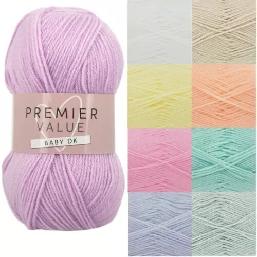5 x 100g Bag of Baby Premier DK Yarn by King Cole - £12.99 Free Post