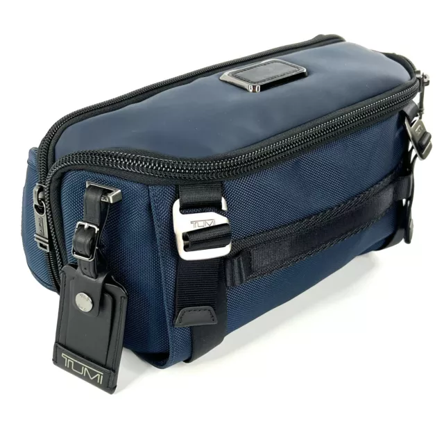 TUMI Alpha Bravo Platoon Sling Navy Blue Shoulder Bag Crossbody