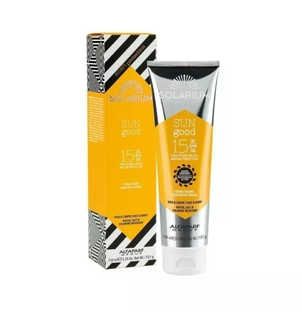 SOLARIUM SUN GOOD VISO e CORPO CREMA PROTETTIVA SPF15 150ml.