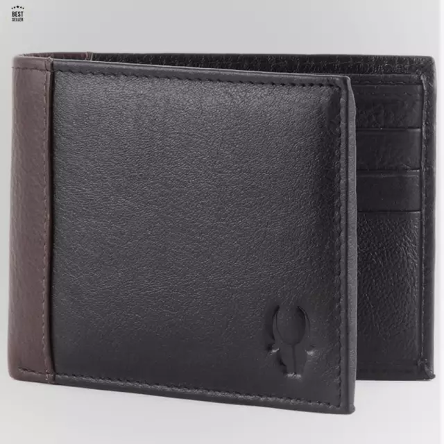 Portafogli bifold minimalisti in vera pelle da uomo con blocco RFID Slim Premium