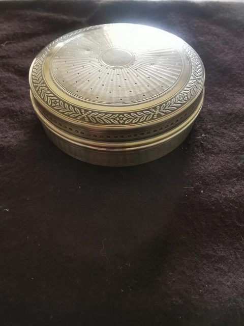 Tasse et soucoupe en argent massif et Vermeil époque fin