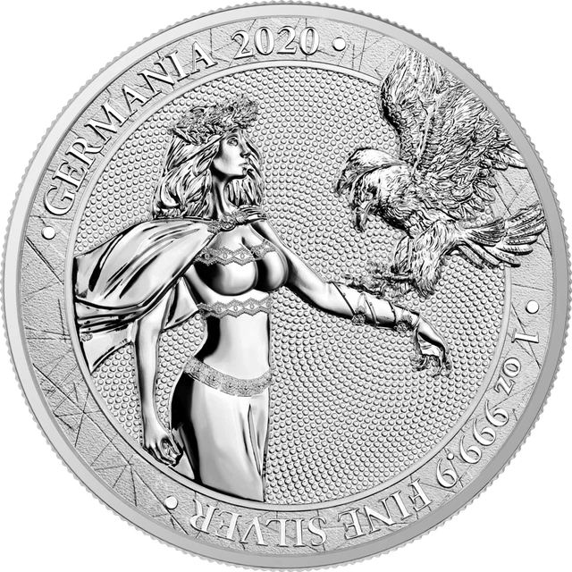 5 Mark Silver Ounce Germania 1 OZ Silver Bu 2020