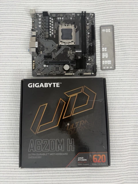 A620M H GIGABYTE DDR5 Motherboard Fully Working With Box £57.90 ...