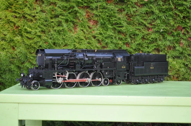 RARE LEMATEC HO-036/5 Locomotive Vapeur 141 R 205 Sncf Vert