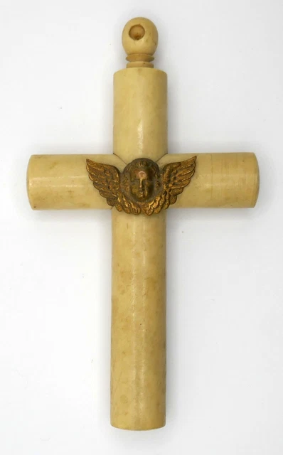 Croix pendentif de chapelet époque Napoléon III