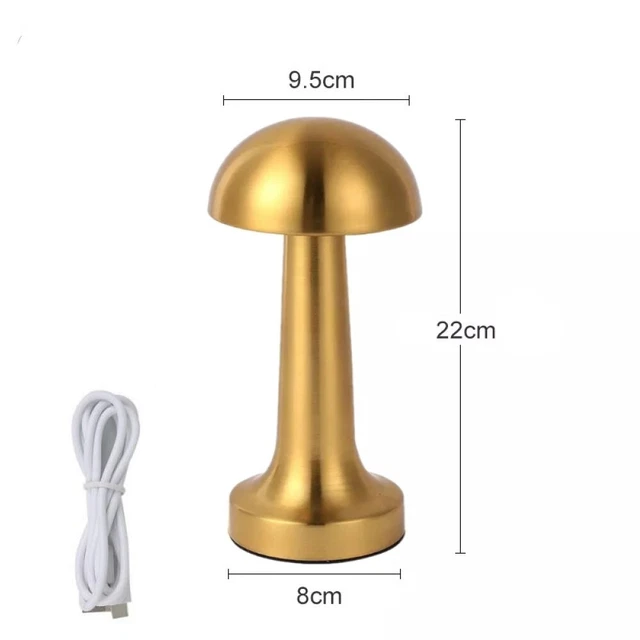 Lampada da tavolo led ricaricabile Touch per ristoranti bar hotel 5