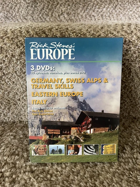 RICK STEVES' EUROPE DVD GERMANY, SWISS ALPS & TRAVEL SKILLS