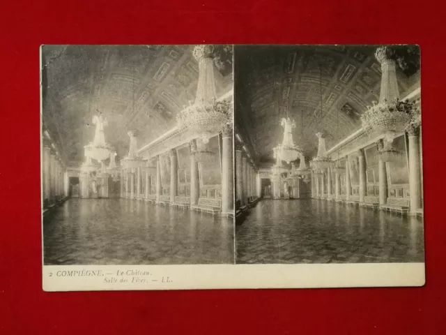 CPA 60 COMPIEGNE - Le Chateau - Salle des Fètes LL n°2