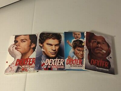 Dexter The Complete 1st 3rd 4th and 5th Seasons (DVD, 2007, 4-Disc Set) Lot