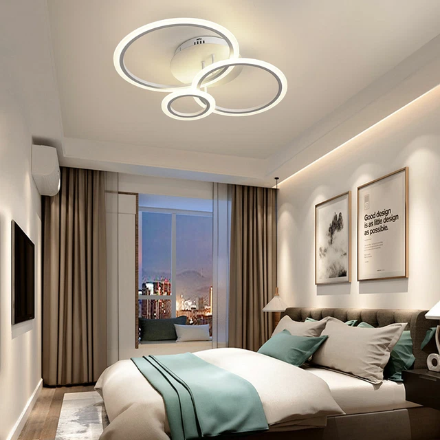 Modern LED Acrylic Ceiling Light,Pendant Light Chandelier Bedroom Creative Lamp