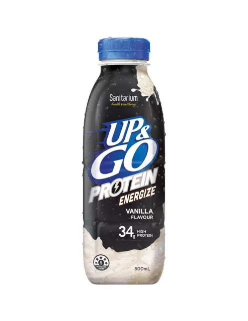 Up & Go Protein Energize Vanilla 500ml x 12