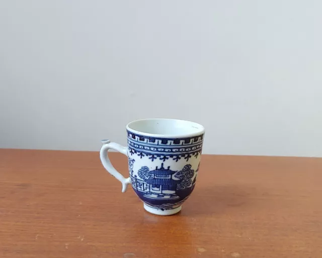 Chinese Export Porcelain, Blue & White Coffee Cup  c1750's