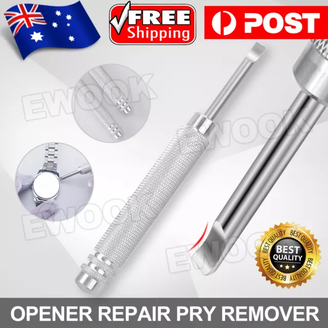 Watch Cover Opener Repair Pry Remover Tool Kit Back Case Metal Steel Watchmaker